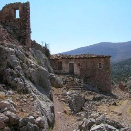 Moni Timiou Prodromou, the cells at the old monastery, MONI TIMIOU PRODROMOU (Monastery) PARNASSOS