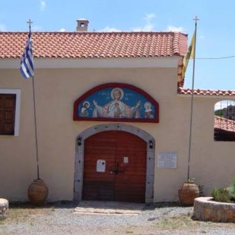 Moni Timiou Prodromou, the entrance of the new monastery of St. Ioannis Prodromos, MONI TIMIOU PRODROMOU (Monastery) PARNASSOS