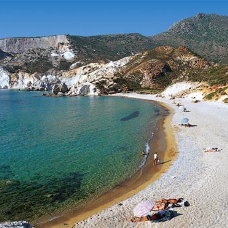 Agios Ioannis beach is on the west of Xylokeratia settlement, XYLOKERATIA (Settlement) MILOS
