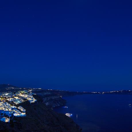 Night view to Caldera, IMEROVIGLI (Village) THIRA