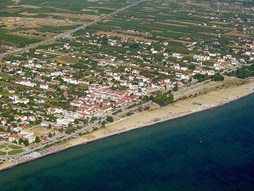 Aerial photo of Touzla, Kavala OFRYNIO BEACH (Settlement) KAVALA