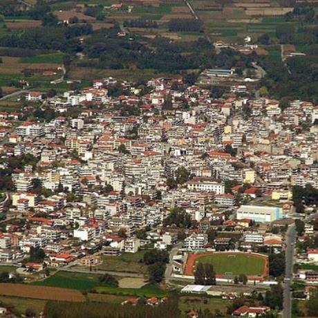 Aerial photo of Aridea, ARIDEA (Town) PELLA