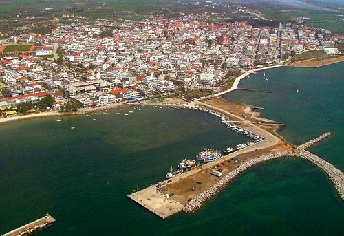 Aerial photo of Nea Moudania, Chalkidiki NEA MOUDANIA (Small town) HALKIDIKI