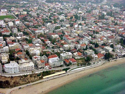 Aerial photo of Nea Kalikratia, Chalkidiki NEA KALLIKRATIA (Small town) HALKIDIKI