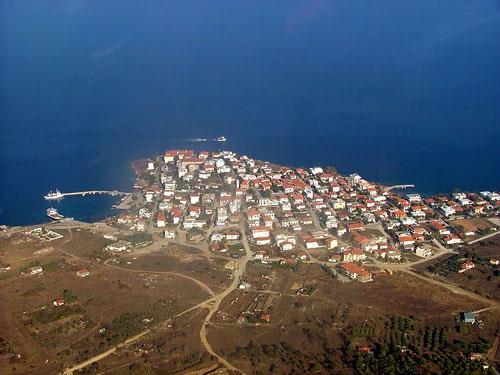 Aerial photo of Ammouliani, Chalkidiki AMMOULIANI (Island) HALKIDIKI
