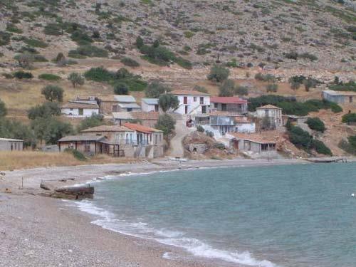 Agios Andreas, view of the settlement and the beach AGIOS ANDREAS (Settlement) PARNASSOS