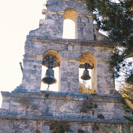 Dragano, the bell-tower of Ypapanti church that has significant icons , DRAGANO (Village) LEFKADA