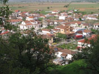 Kalithiro, the center of the village with the church KALITHIRO (Village) KARDITSA