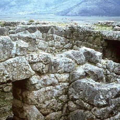 Doorways and chamber walls from NW - Cichyrus (Ephyre), KICHYROS (Ancient city) EPIRUS