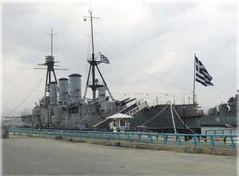 Flisvos, the historic battleship 'Averof' FLISVOS (Port) ATTIKI