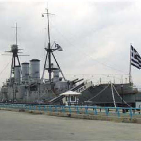 Flisvos, the historic battleship 'Averof', FLISVOS (Port) ATTIKI