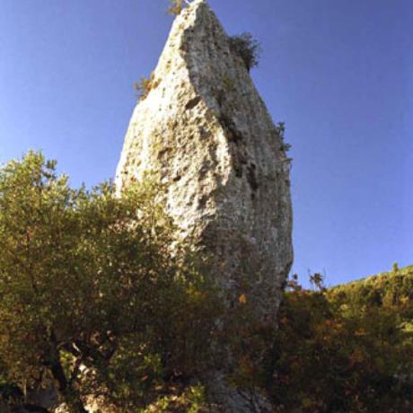 Anogi, geological menhir, ANOGI (Village) ITHAKI