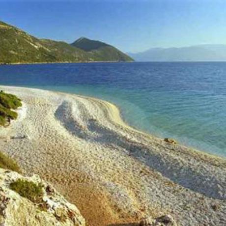 Agios Ioannis, the sandy beach, AGIOS IOANNIS (Village) ITHAKI