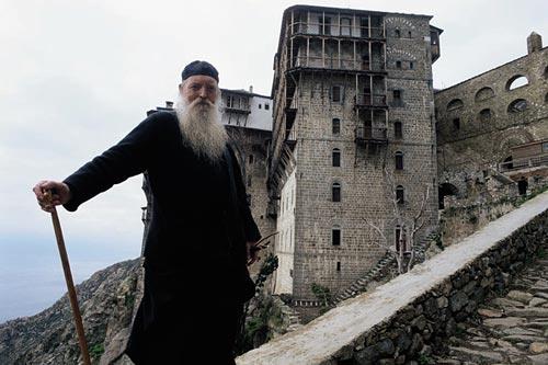 Agion Oros/Mount Athos - it is believed that monasticism took root on the peninsula of Athos mainly due to its peculiar natural environment AGION OROS (Mountain) HALKIDIKI