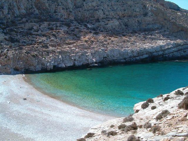 A beach in Folegandros FOLEGANDROS (Island) KYKLADES