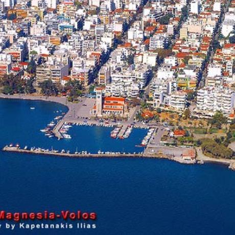 Aerial view of the port, VOLOS (Town) MAGNESSIA