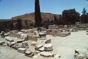 Agora ruins in front of the basilica, Gortyn GORTYS (Ancient city) HERAKLIO