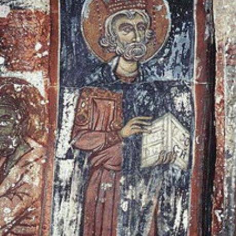 A 14C fresco in the Panagia Church, Kadros, KADROS (Settlement) KANDANOS
