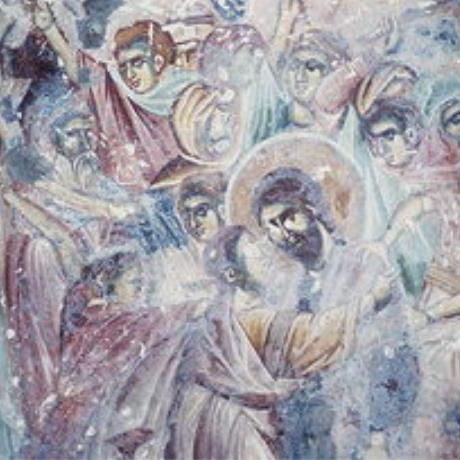 A fresco in Agios Onoufrios Church, Thronos, THRONOS (Village) SYVRITO