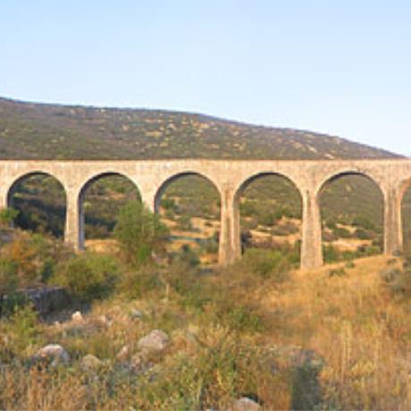 Old stone-built railroad bridge, MANARIS (Village) VALTETSI