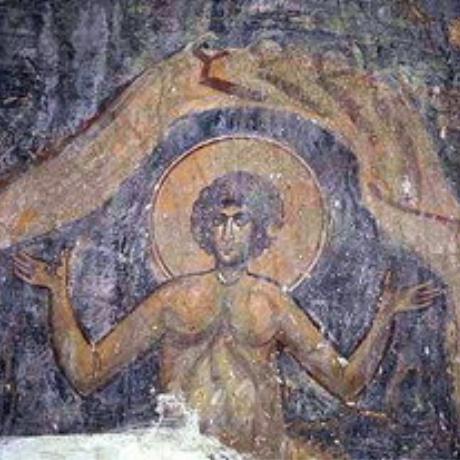 A fresco in Agios Georgios Church, Kalamas, KALAMAS (Settlement) GEROPOTAMOS