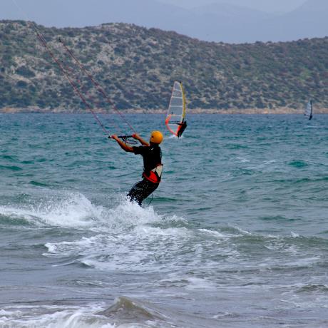 Ideal beaches for windsurfing and kite surfing, SCHINIAS (Settlement) MARATHONAS
