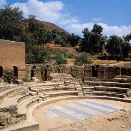 Gortys, ancient theater, GORTYS (Ancient city) HERAKLIO