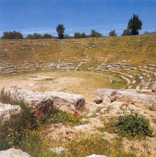 Eretria,  ancient theater  ERETRIA (Ancient city) EVIA