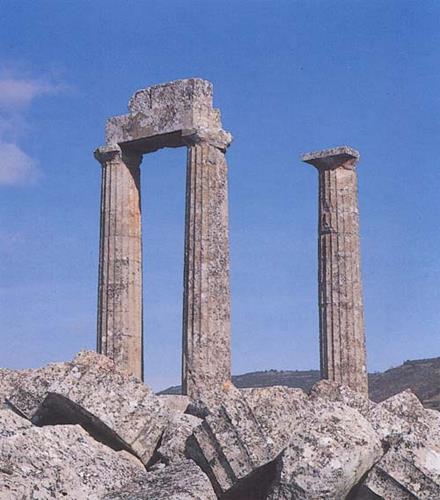 Nemea; the ruined temple of Zeus  NEMEA (Ancient sanctuary) CORINTHIA