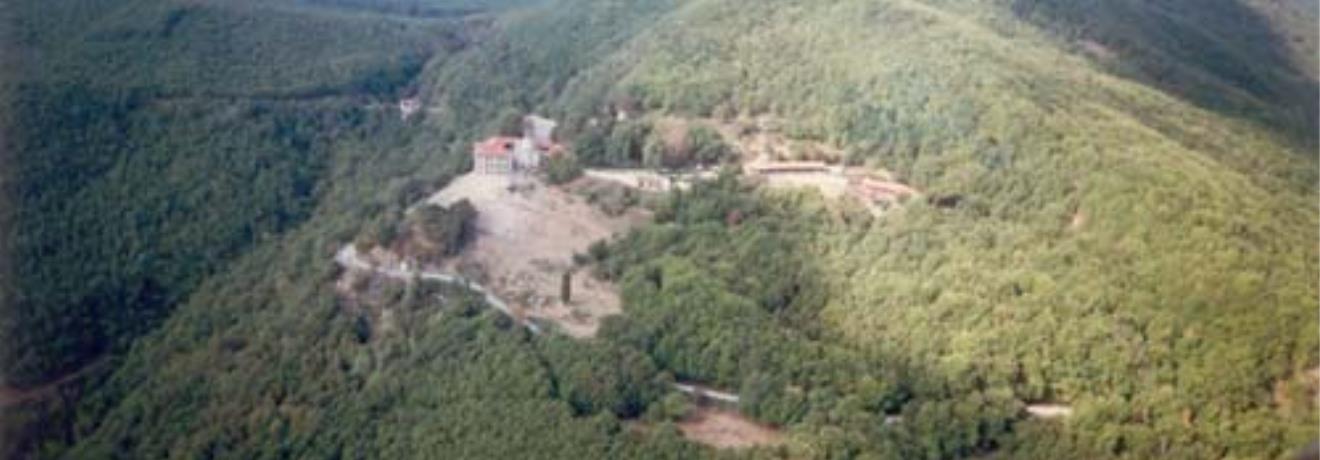 Aerial photo of the monastery