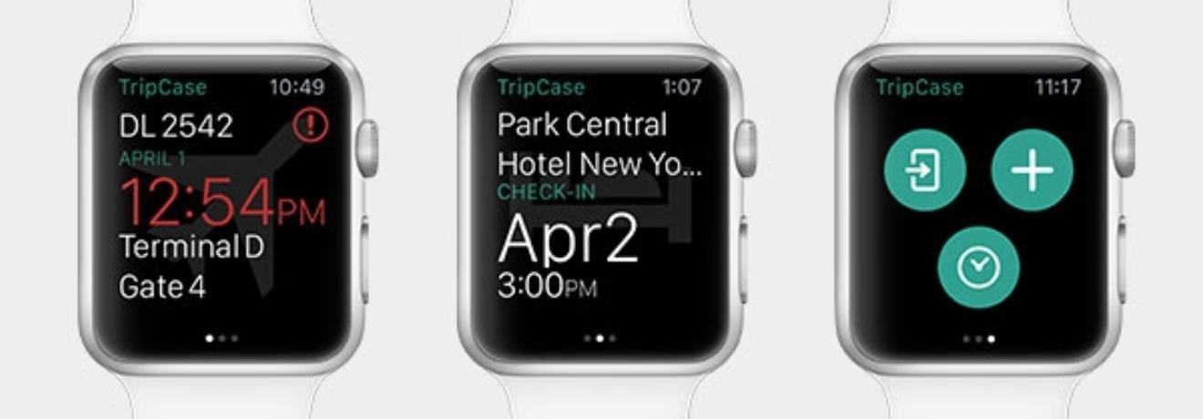 Tripcase on Apple Watch