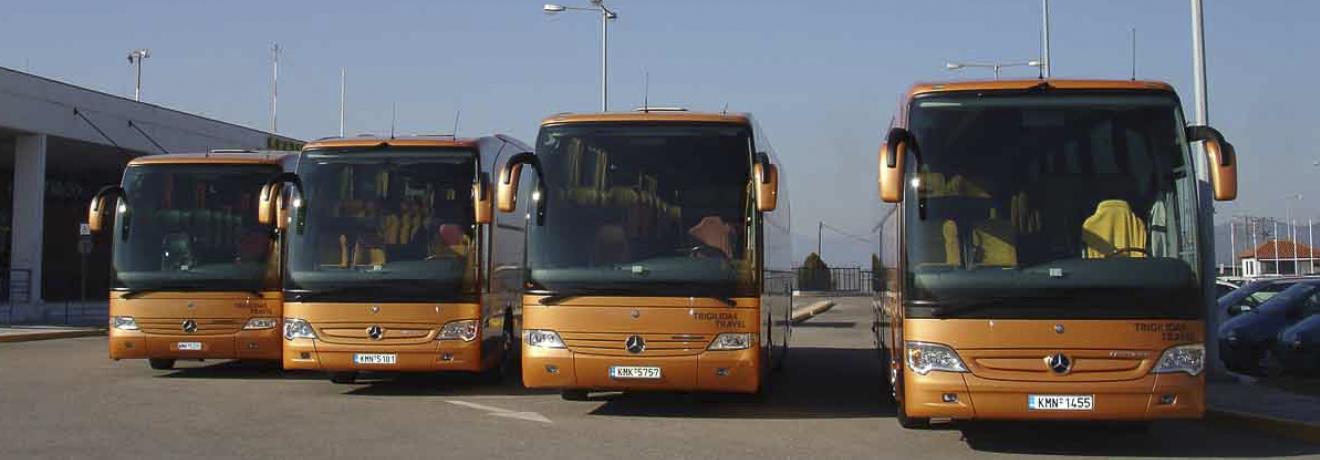 Coach bus fleet