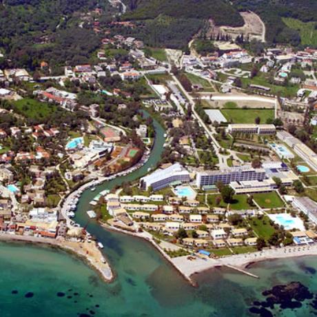 Aerial photo of Kerkyra island, CORFU (Island) IONIAN ISLANDS