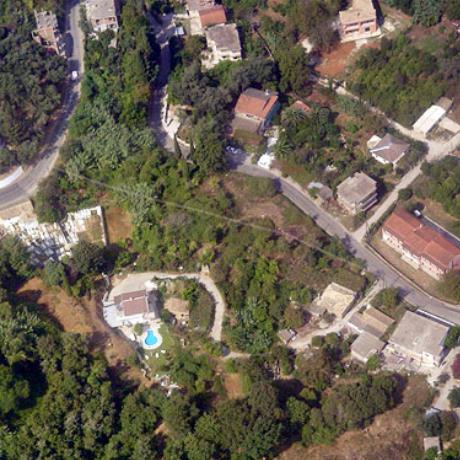 Aerial photo of Viros, Kerkyra, VIROS (Small town) CORFU