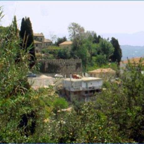 Karoussades, view, KAROUSSADES (Small town) CORFU