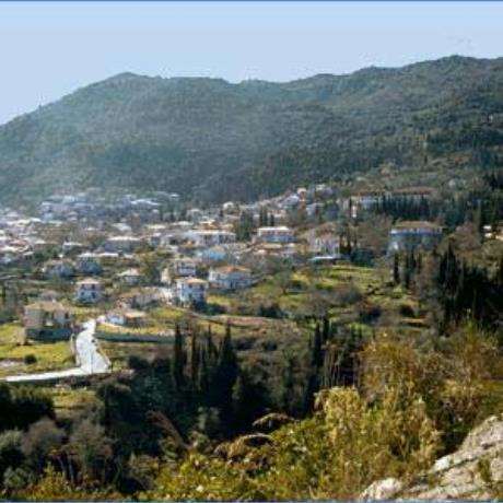 Karya, panoramic view, KARYA (Small town) LEFKADA