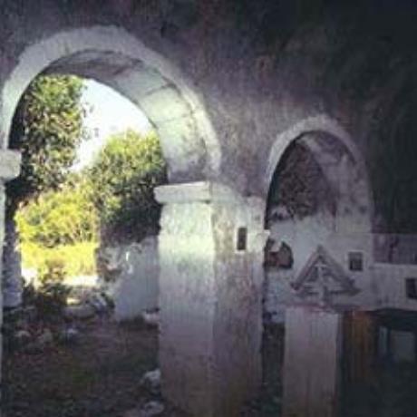 Βιρανεπισκοπή, το εσωτερικό της βυζαντινής εκκλησίας του Αγίου Δημητρίου, ΒΙΡΑΝΕΠΙΣΚΟΠΗ (Οικισμός) ΑΡΚΑΔΙ