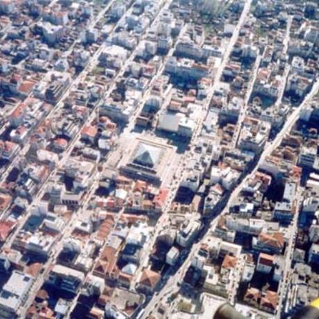 Καρδίτσα, η δημοτική αγορά, αεροφωτογραφία, ΚΑΡΔΙΤΣΑ (Πόλη) ΘΕΣΣΑΛΙΑ