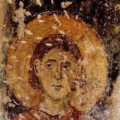 Σέρβια, βυζαντινός ναός Αγίου Φλώρου, τοιχογραφία, ΣΕΡΒΙΑ (Κωμόπολη) ΚΟΖΑΝΗ