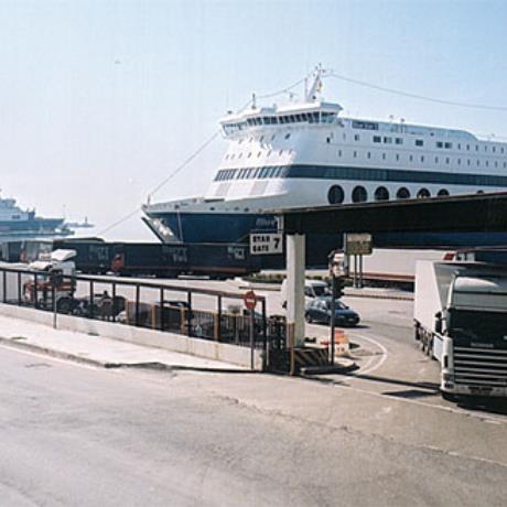 Parta, its harbour connects Greece to Kefallonia, Ithaki and Kerkyra Ionian islands, as well as to Italy, PATRA (Town) ACHAIA