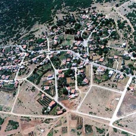Anthochori, aerial photo, ANTHOCHORI (Village) DRAMA