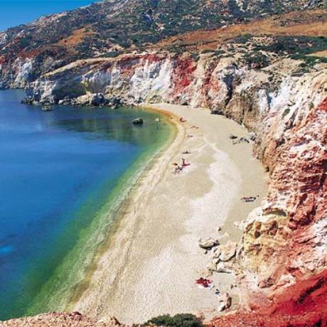 A panoramic view of Paleochori beach , PALEOCHORI (Beach) MILOS