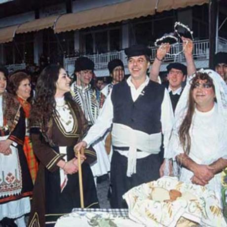 Kali Vryssi, parody of marriage during Bambougera, KALI VRYSSI (Village) DRAMA