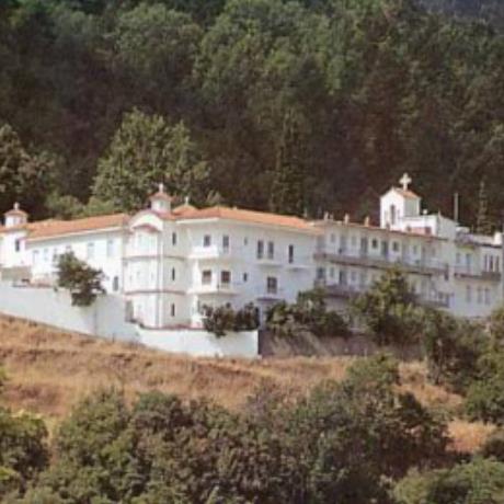 Damasta, the exterior of the monastery of Damasta dedicated to the Virgin, DAMASTA (Village) GORGOPOTAMOS