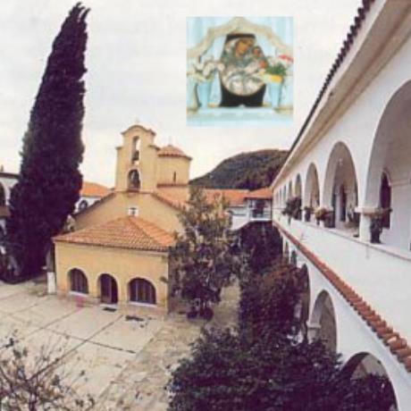 Damasta, the interior of the Virgin of Damasta monastery, DAMASTA (Village) GORGOPOTAMOS