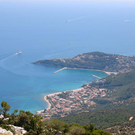 Panoramic view of Poros from Atros Monastery, ATROS (Mountaintop) KEFALLONIA