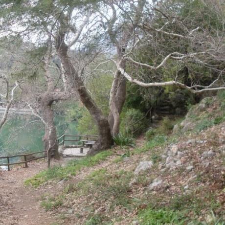 The artificial lake of Zaros, Heraklio, Crete, ZAROS (Small town) KENOURGIO