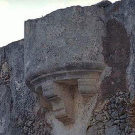 Detail - sample of venetian architecture, STERNES (Village) AKROTIRI
