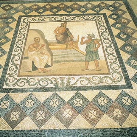 Asklipios welcomed by Hippocrates to Kos, KOS (Ancient city) DODEKANISSOS