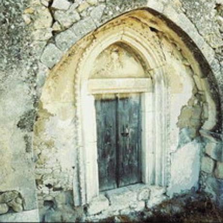 Η εξώθυρα της Βυζαντινής εκκλησίας της Παναγίας στο Μονόχωρο, ΜΟΙΡΕΣ (Κωμόπολη) ΗΡΑΚΛΕΙΟ